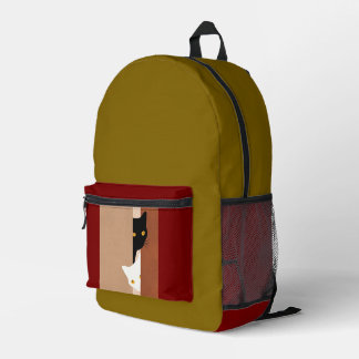 Sac À Dos Imprimé Mochila Dos Gatos Asomados