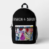 Sac À Dos Imprimé MODE & BEAUTÉ top blanc (Recto)