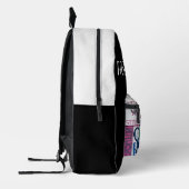 Sac À Dos Imprimé MODE & BEAUTÉ top blanc (Gauche)