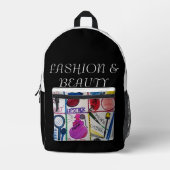 Sac À Dos Imprimé MODE & BEAUTÉ top blanc (Recto)