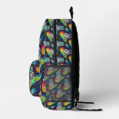 Sac À Dos Imprimé Modèle de course de météore d'astronaute cosmique (Droite)