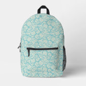 Sac À Dos Imprimé Modèle de Damas 3 (Recto)