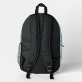 Sac À Dos Imprimé Modèle de Damas 3 (Verso)