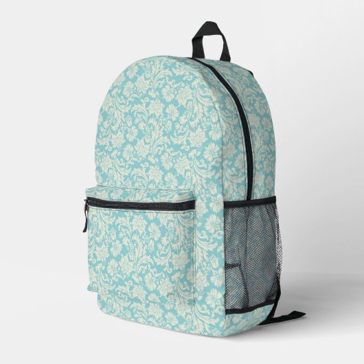 Sac À Dos Imprimé Modèle de Damas 3 (Coin arrière droit)