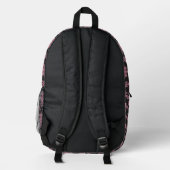 Sac À Dos Imprimé Modèle de Damas 5 (Verso)