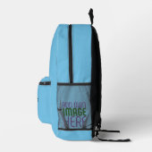 SAC À DOS IMPRIMÉ MODELE DE TEXTE D'IMAGE BLEU CIEL SWAG ÉDITABLE MO (Droite)