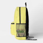 SAC À DOS IMPRIMÉ MODELE DE TEXTE D'IMAGE JAUNE PASTEL ÉDITABLE MODE (Droite)