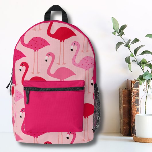 Sac À Dos Imprimé Modèle Flamingo rose Fille mignonne