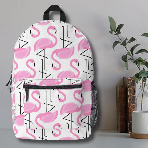 Sac À Dos Imprimé Modèle Flamingo rose moderne simple