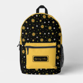 Sac À Dos Imprimé Modèle floral (Recto)