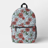 Sac À Dos Imprimé Modèle floral (Recto)