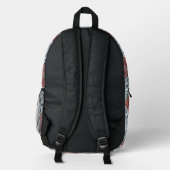 Sac À Dos Imprimé Modèle floral (Verso)