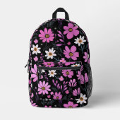 Sac À Dos Imprimé Modèle floral (Recto)