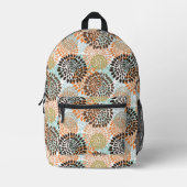 Sac À Dos Imprimé Modèle floral (Recto)