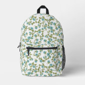 Sac À Dos Imprimé Modèle floral (Recto)