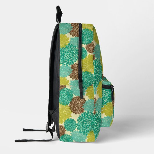 Sac À Dos Imprimé Modèle floral 2 (Gauche)