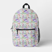 Sac À Dos Imprimé Modèle floral 9 (Recto)