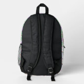 Sac À Dos Imprimé Modèle floral 9 (Verso)