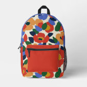 Sac À Dos Imprimé Modèle floral Abstrait en gras (Recto)