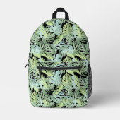 Sac À Dos Imprimé Modèle floral de la jungle (Recto)