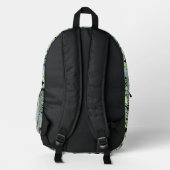 Sac À Dos Imprimé Modèle floral de la jungle (Verso)