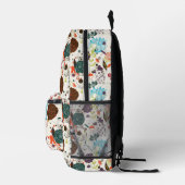 Sac À Dos Imprimé Modèle floral rétro (Droite)