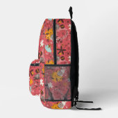 Sac À Dos Imprimé Modèle floral rétro 7 (Droite)