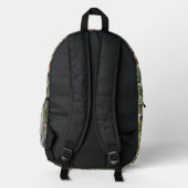 Sac À Dos Imprimé Modèle floral tropical (Verso)