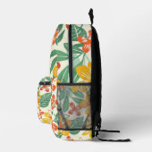 Sac À Dos Imprimé Modèle floral tropical vibre (Droite)