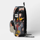 Sac À Dos Imprimé Modern Crowd Art Print Cut Sew Bag (Droite)