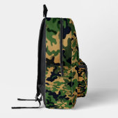 Sac À Dos Imprimé Modern Green Camouflage Backpack – Premium Army (Gauche)
