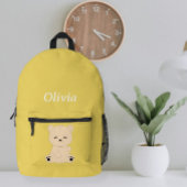Sac À Dos Imprimé Modern Kids' Backpack with Bear - Personalized 