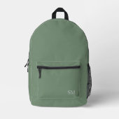 Sac À Dos Imprimé Modern Sage Green Minimalist Backpack - Classy  (Recto)