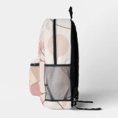 Sac À Dos Imprimé Modern Sakura Minimalist Geometric (Droite)