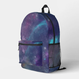 Sac À Dos Imprimé Moderne Blue dégradé cosmos espace galaxie garçons