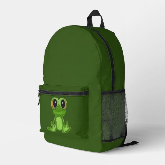 Sac À Dos Imprimé Mon ami Green Frog (Coin arrière droit)