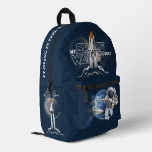 Sac À Dos Imprimé Mon voyage en sortie extravéhiculaire (Mode sombre