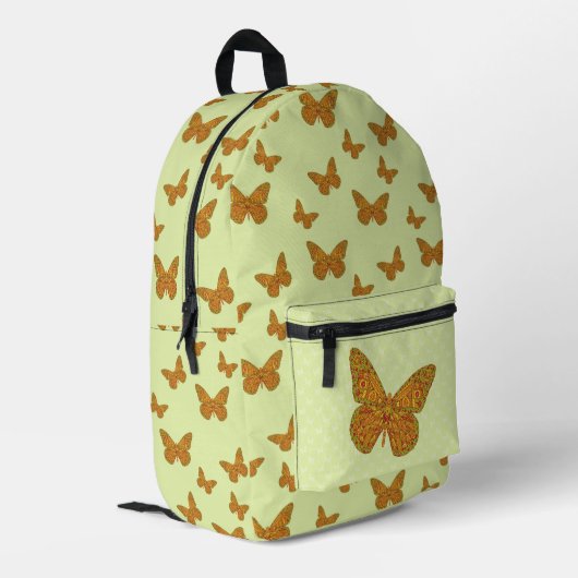 Sac À Dos Imprimé Monarque indien (Coin arrière gauche)