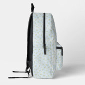 Sac À Dos Imprimé Monogram Bleu Blanc Rayures Citrons Méditerranée (Gauche)