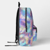 Sac À Dos Imprimé Monogramme Arrière - plan Holographique Foil Motif (Gauche)