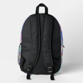 Sac À Dos Imprimé Monogramme Arrière - plan Holographique Foil Motif (Verso)