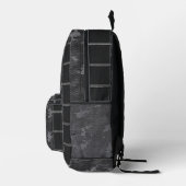 Sac à dos imprimé monogramme camouflage foncé (Droite)