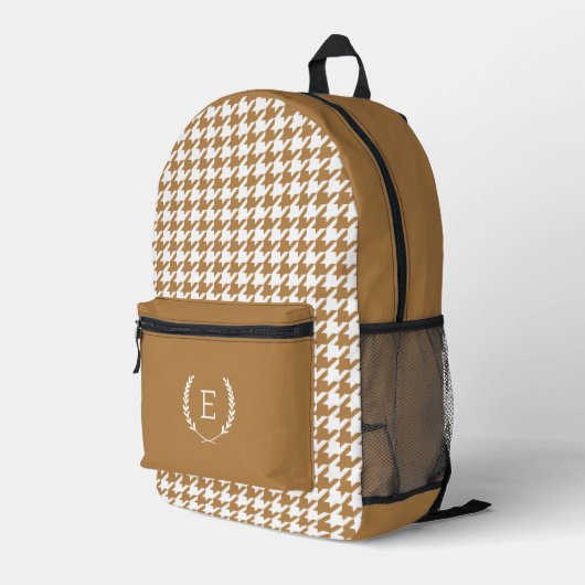 Sac À Dos Imprimé Monogramme de Laurel Crest (Coin arrière droit)