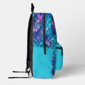 Sac À Dos Imprimé Monogramme de sirène d'eau Iridescente (Gauche)
