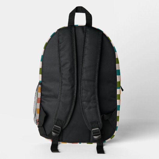 Sac À Dos Imprimé Monogramme de tableau de contrôle rétro mignon Mul (Verso)