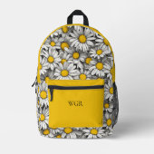 Sac À Dos Imprimé Monogramme des marguerites (Recto)