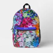 Sac À Dos Imprimé Monogramme du jardin fleuri (Recto)