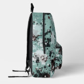 Sac À Dos Imprimé Monogramme éclaboussure de peinture bleue (Gauche)