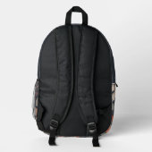Sac À Dos Imprimé Monogramme floral bohème (Verso)