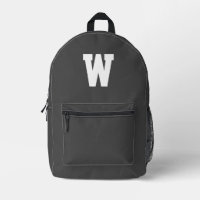 Monogramme gris simple